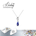 Destin bijoux cristal de Swarovski couleur cristal pendentif & collier